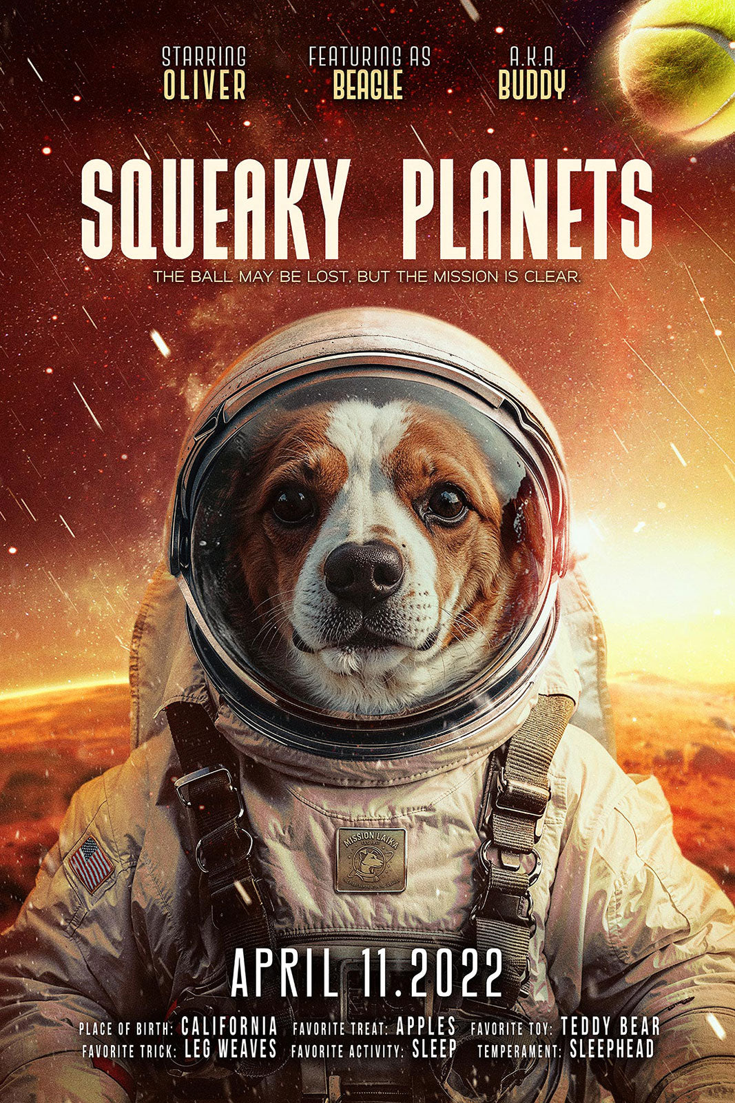 Squeaky Planets Print