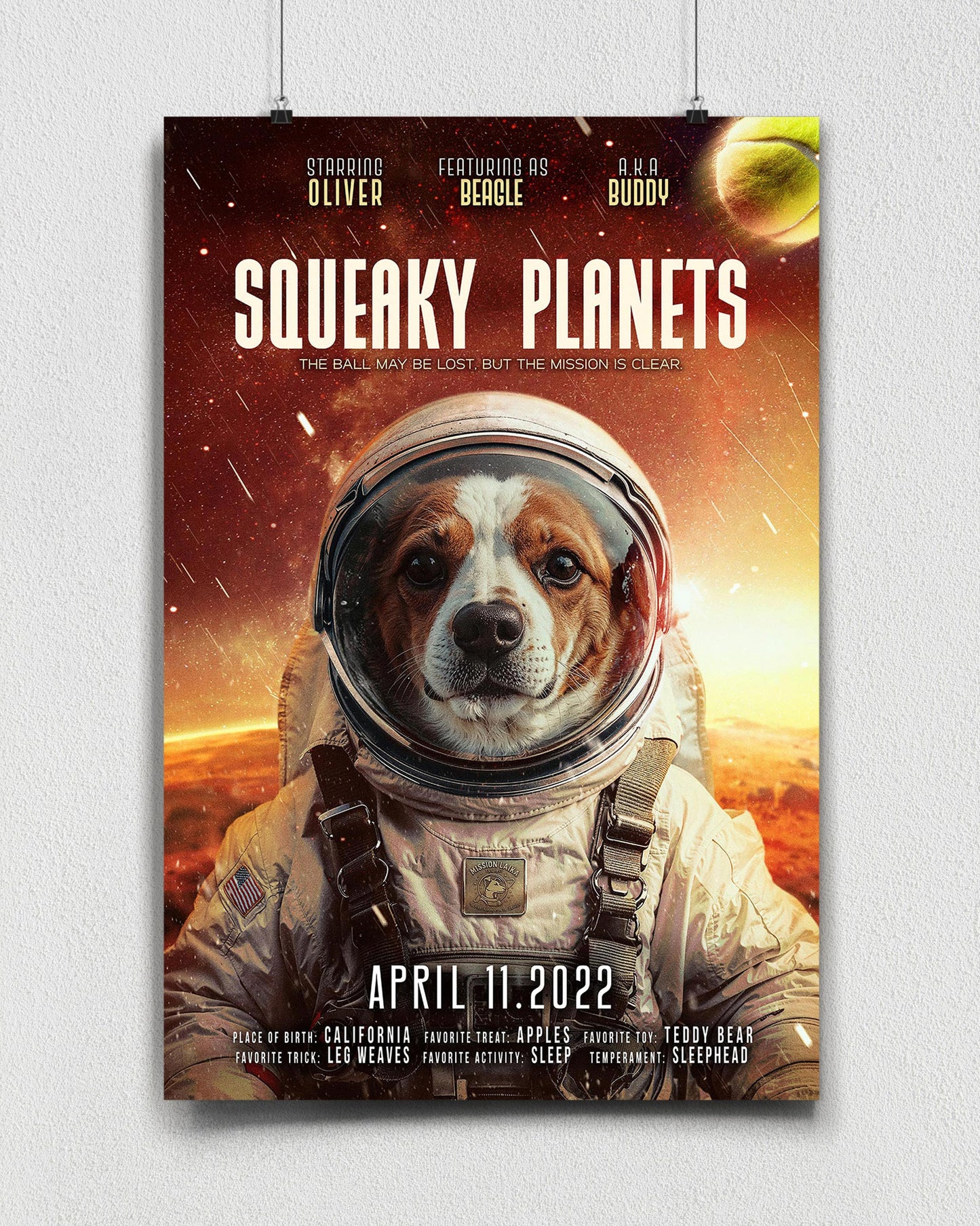 Squeaky Planets Print